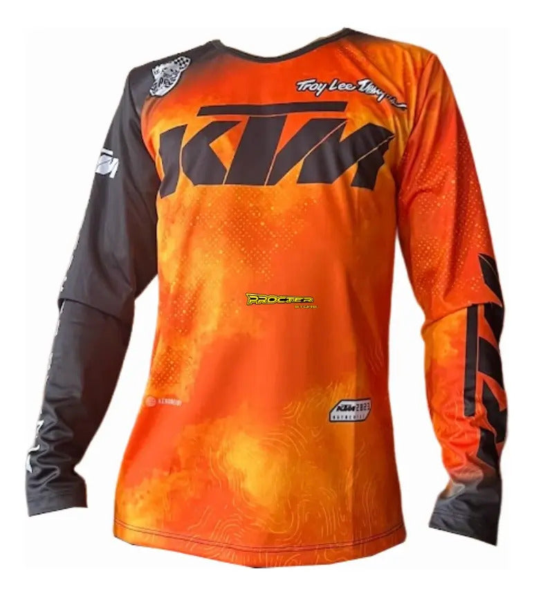 Buzo Manga Larga Mtb Motocross Bicicross Jersey Ciclismo