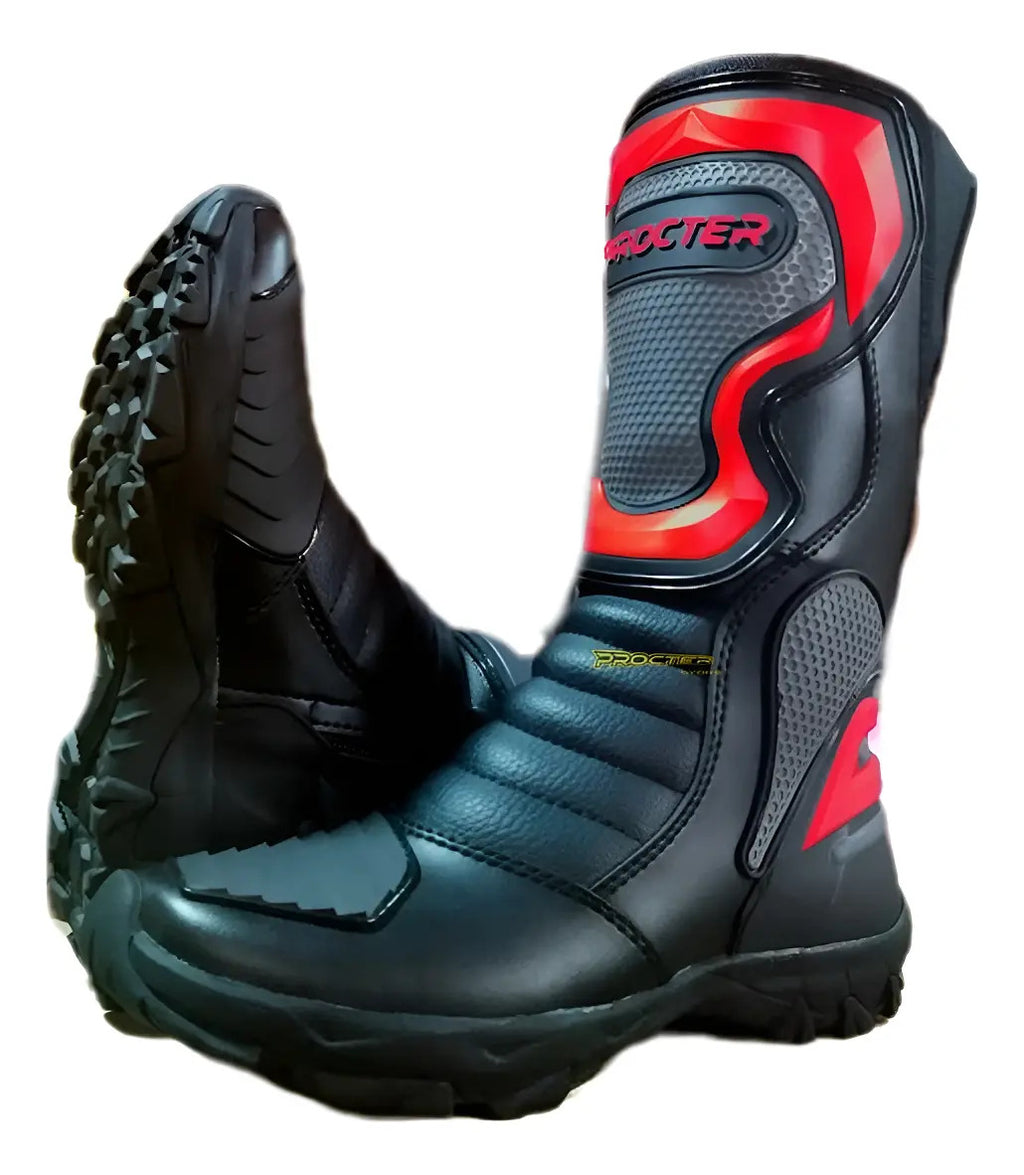 Botas Para Moto Deportiva Protecciones Bota Biker Unisex