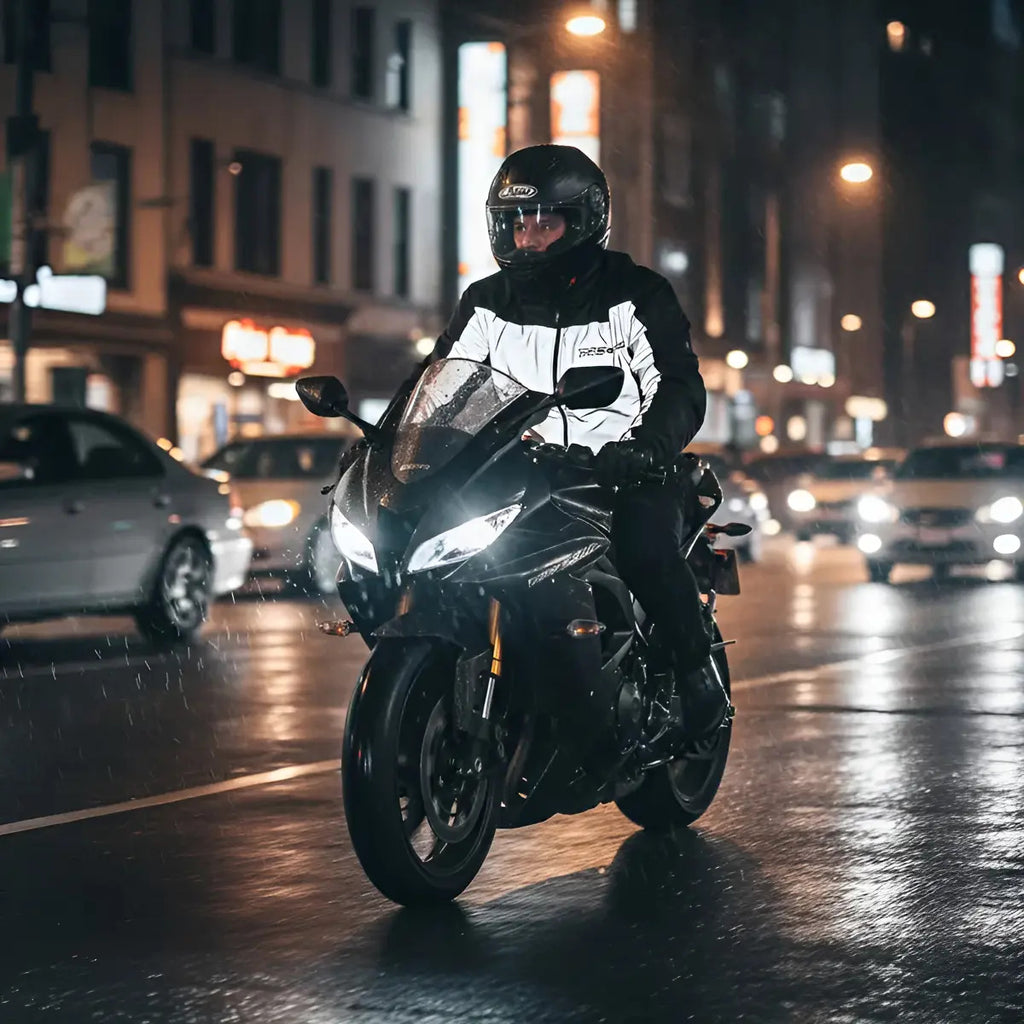 Chaqueta  100% Reflectiva Y Termica Moto Hombre - Dama
