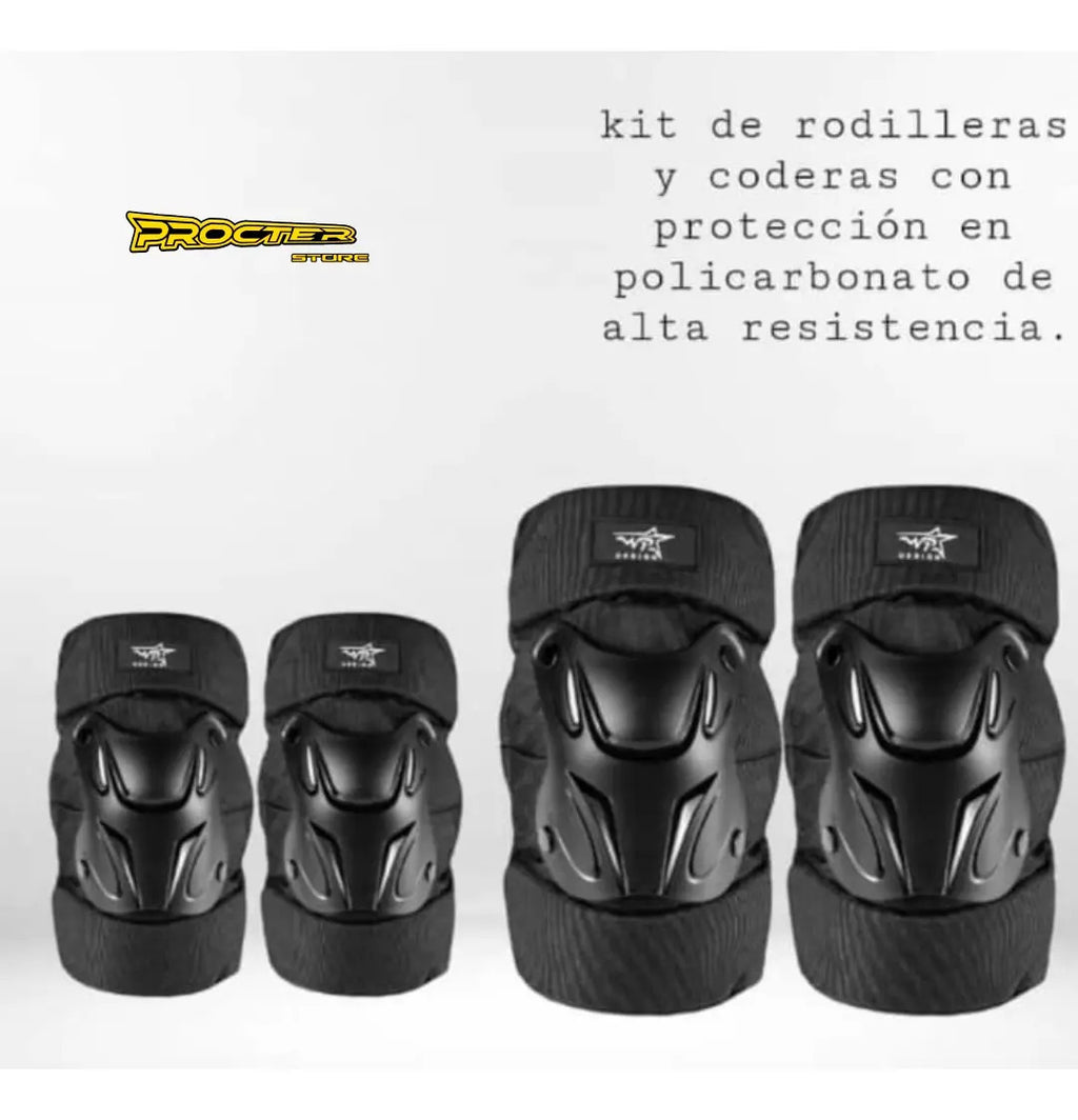 Rodilleras Y Coderas Motocross Deportes Tácticas