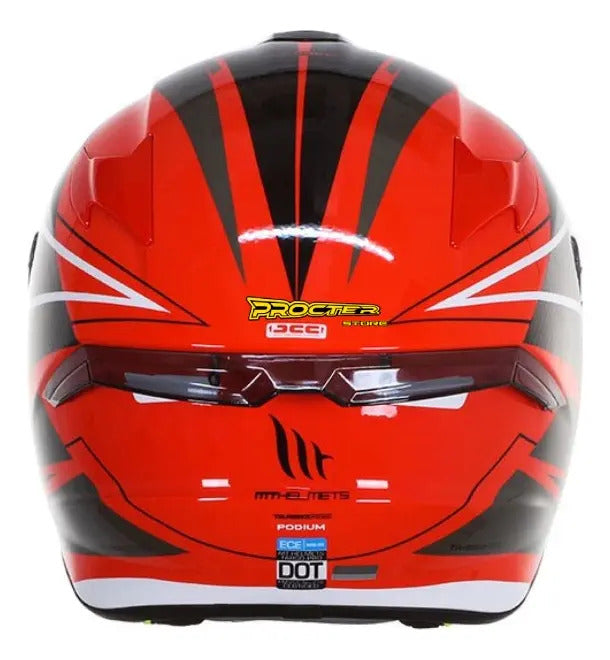 Casco Moto Mt Targo Pro Certificado Ece 2205 Deportivo