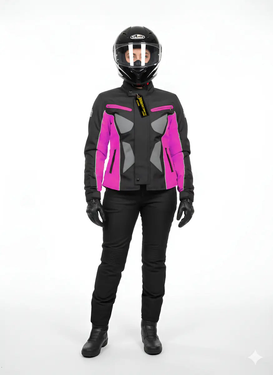 Chaqueta Para Motociclistas Dotacion Protecciones Reflectiva