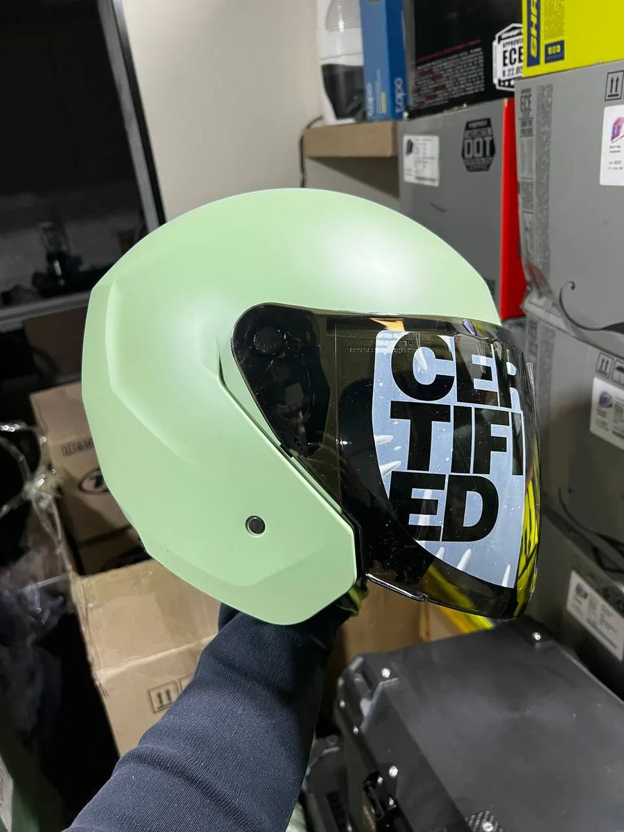 Casco Abierto Marca Tech T10 Certificacion Dot