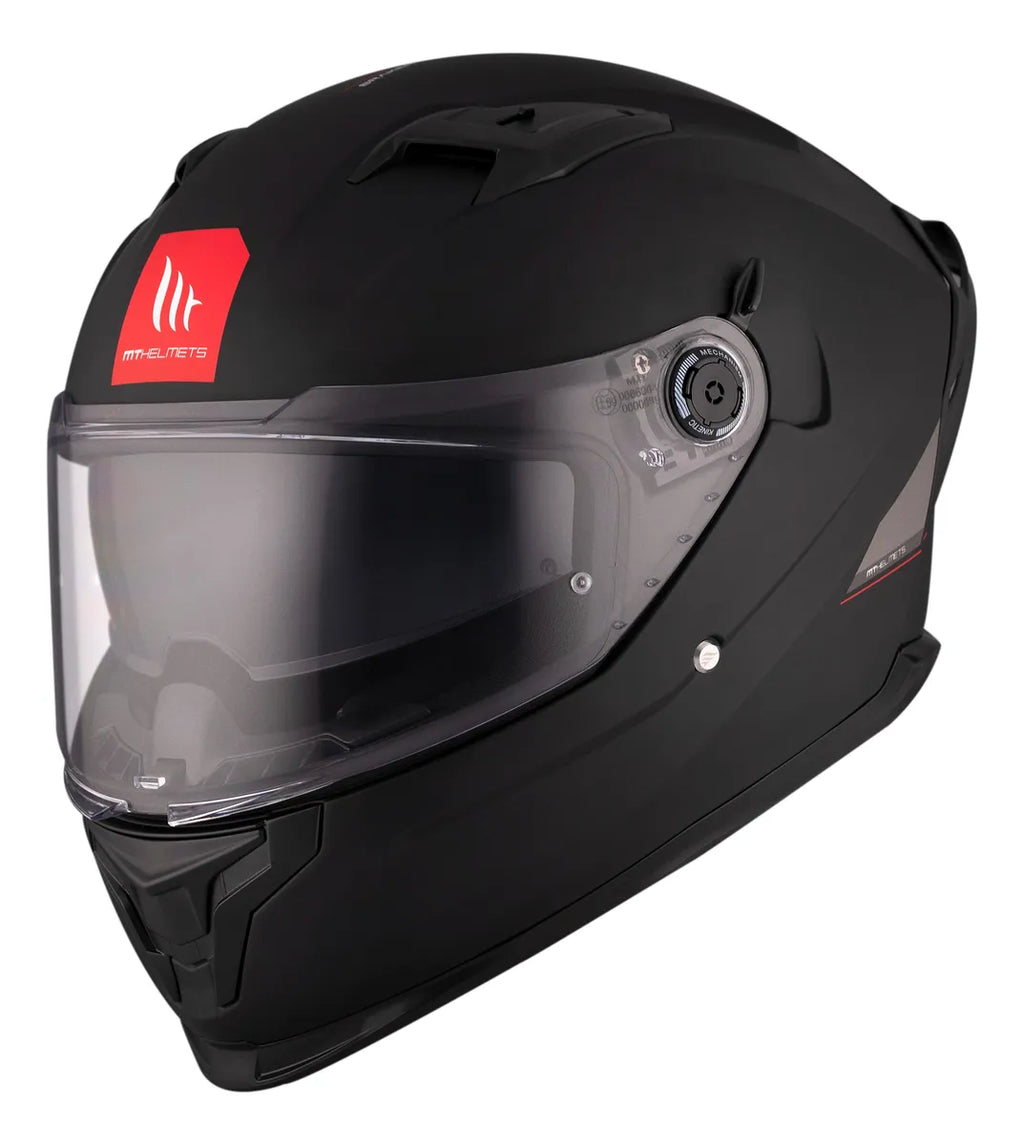 Casco Para Moto Mt Helmets Braker Sv A1 Negro Mate