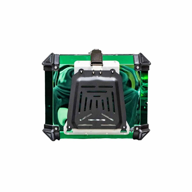 Maletero Acero Dr1 Aleacion Aluiminio 45 Lt Doble Chapa Verde