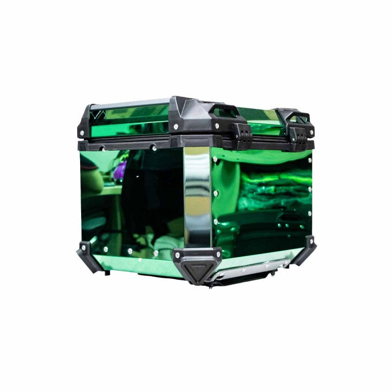 Maletero Acero Dr1 Aleacion Aluiminio 45 Lt Doble Chapa Verde