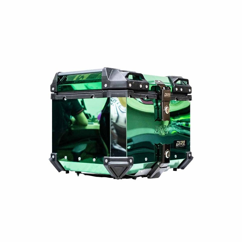 Maletero Acero Dr1 Aleacion Aluiminio 45 Lt Doble Chapa Verde